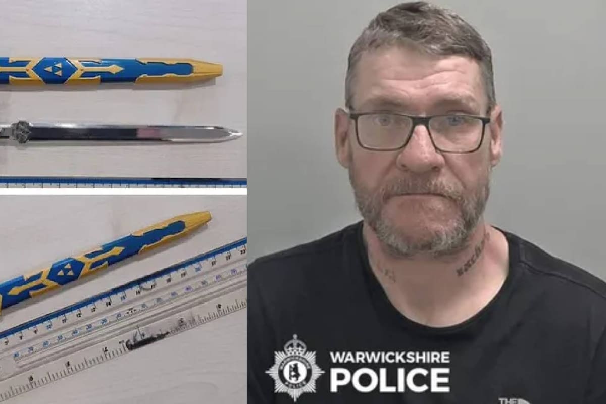 Hombre es arrestado por llevar Espada Maestra de 'Zelda' en público
