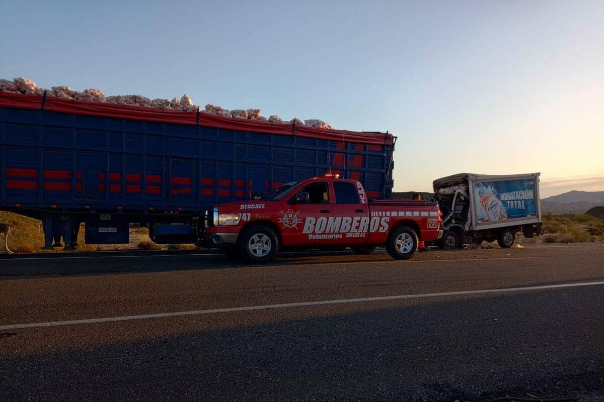 Chofer repartidor muere en choque sobre carretera a SLRC