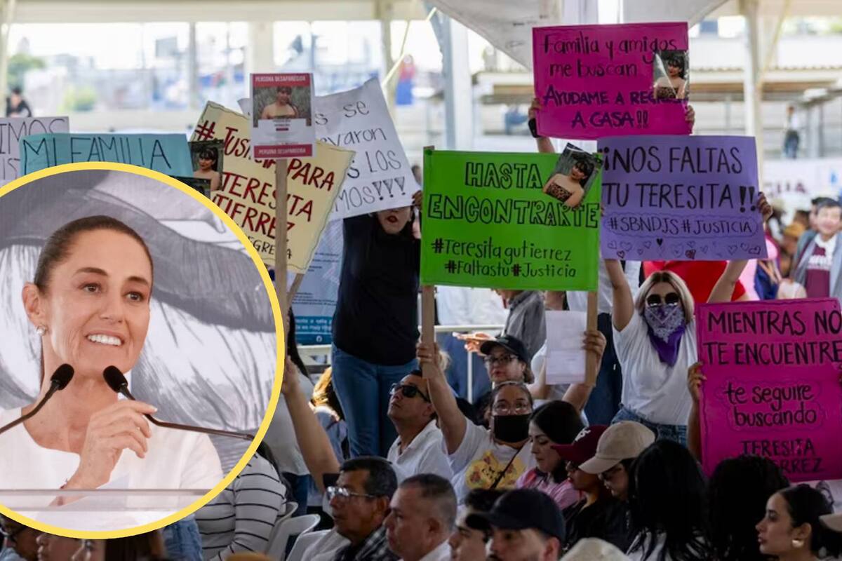 Familias de desaparecidos interrumpen evento de Sheinbaum en Sinaloa; “Diario pienso en Mazatlán”, respondió la presidenta