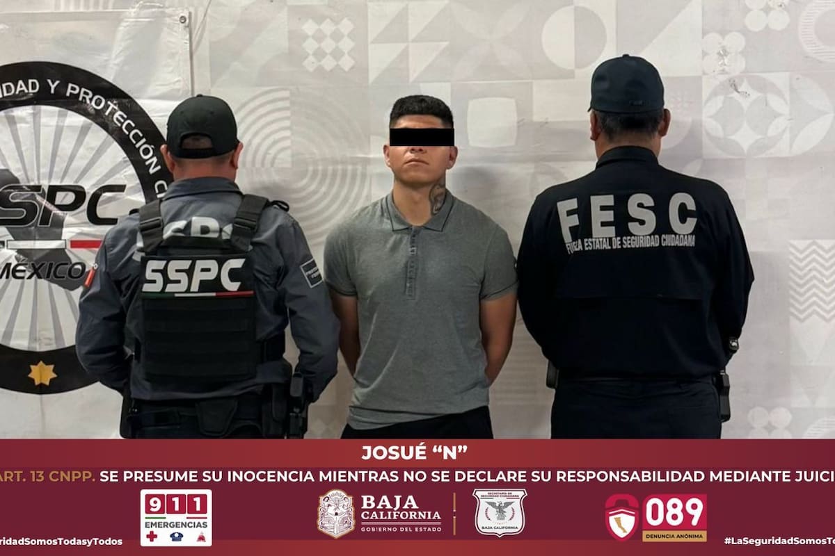 Caen dos hombres con órdenes de aprehensión en Tijuana; uno acusado de homicidio