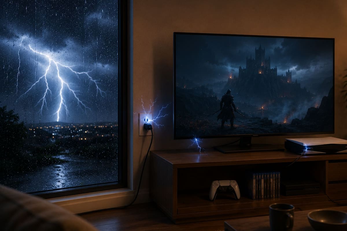 Cómo cuidar sus dispositivos electrónicos durante la temporada de tormentas eléctricas mediante el protocolo de desconexión física y el uso correcto de herramientas reguladoras de voltaje