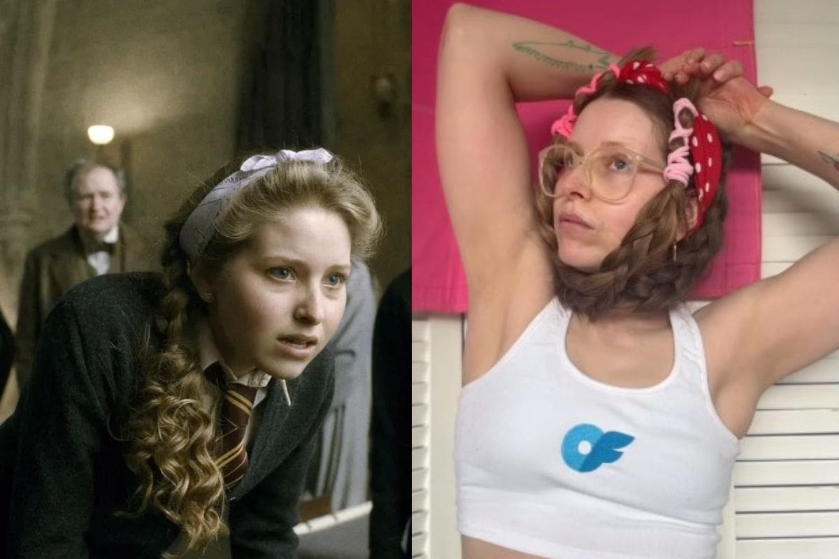 Actriz de Harry Potter, Jessie Cave, revela que fue vetada de una convención por crear contenido para OnlyFans