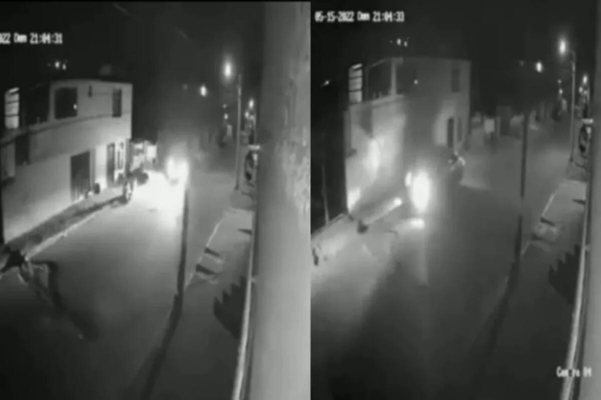 Puebla: Captan momento en que atropellan a tres jovencitas en una banqueta