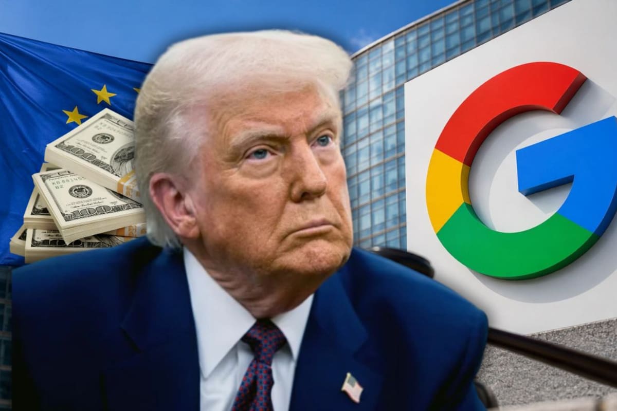 Trump amenaza con nuevos aranceles a la Unión Europea tras multa de 890 millones de euros contra Google por incumplir las reglas digitales