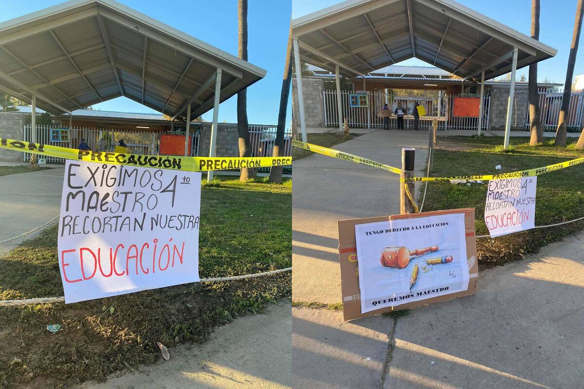 Padres toman escuela en Valle de Guadalupe