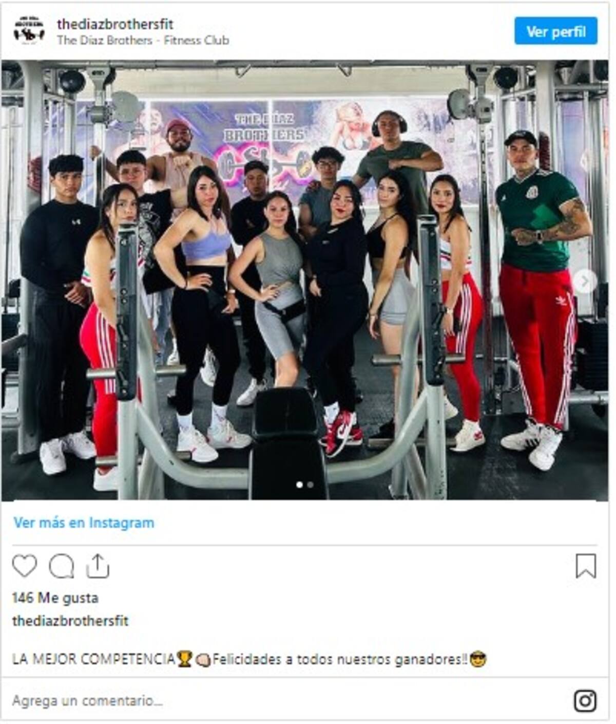 La familia Millonario Díaz posee una cadena de gimnasios llamada "Díaz Brothers".