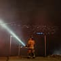 Incendio consume terreno baldío en la colonia Libertad; bomberos evitan que el fuego llegue a viviendas