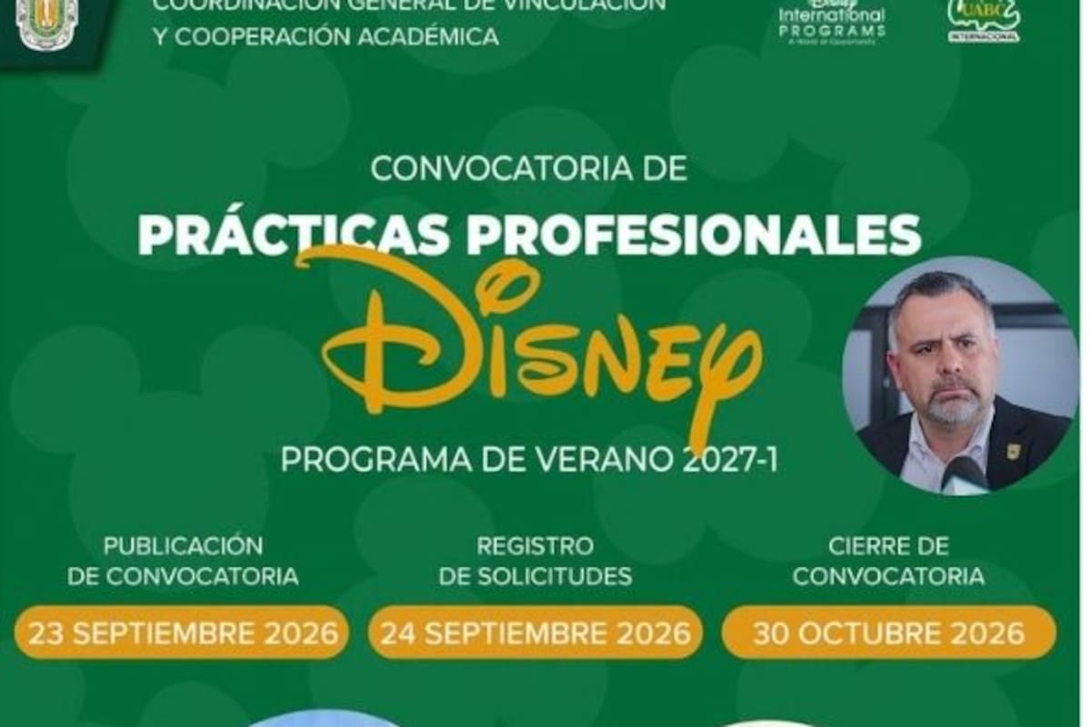 UABC ofrece prácticas profesionales en Disneylandia y consulados en el extranjero