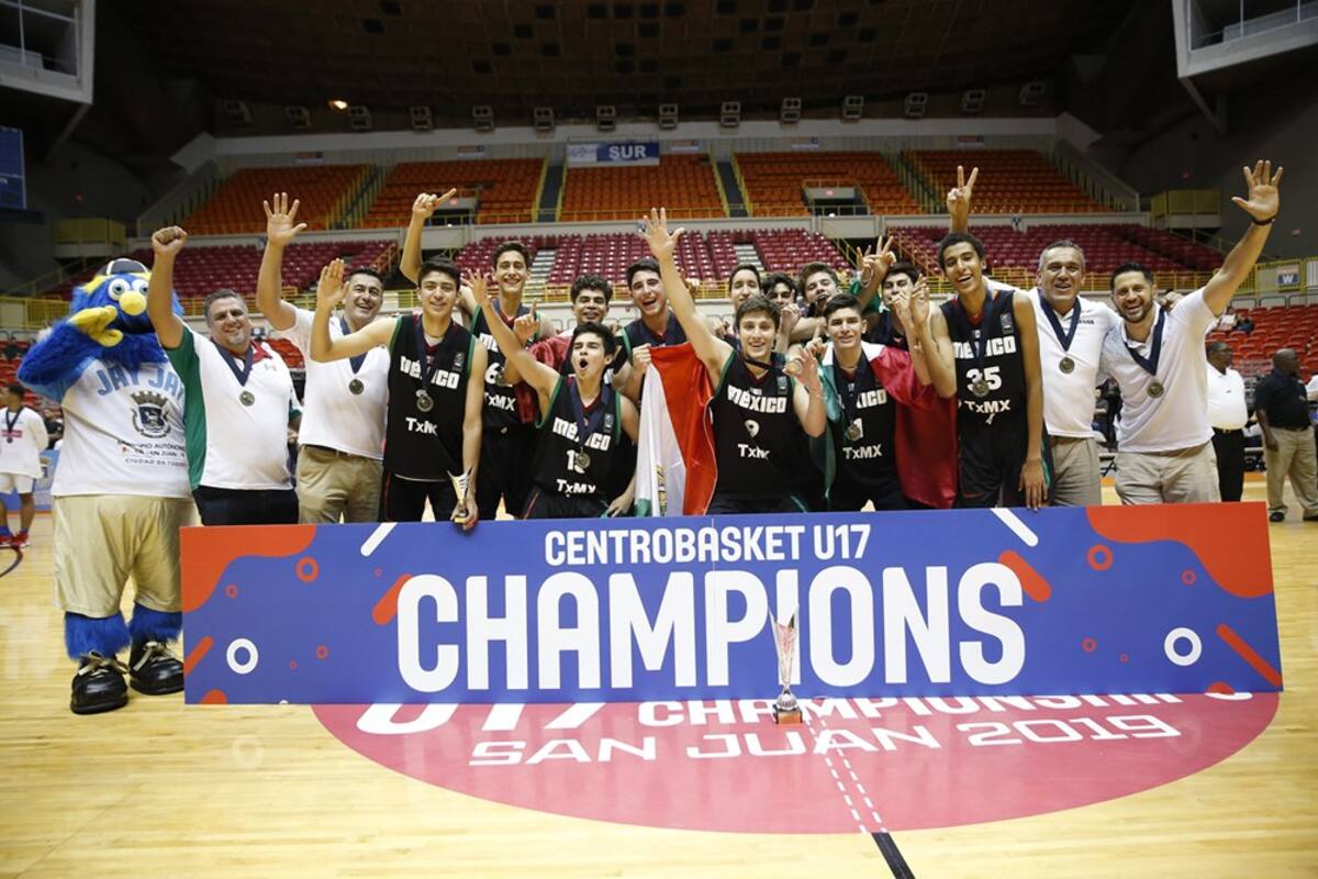 México es campeón del Centrobasket Sub 17