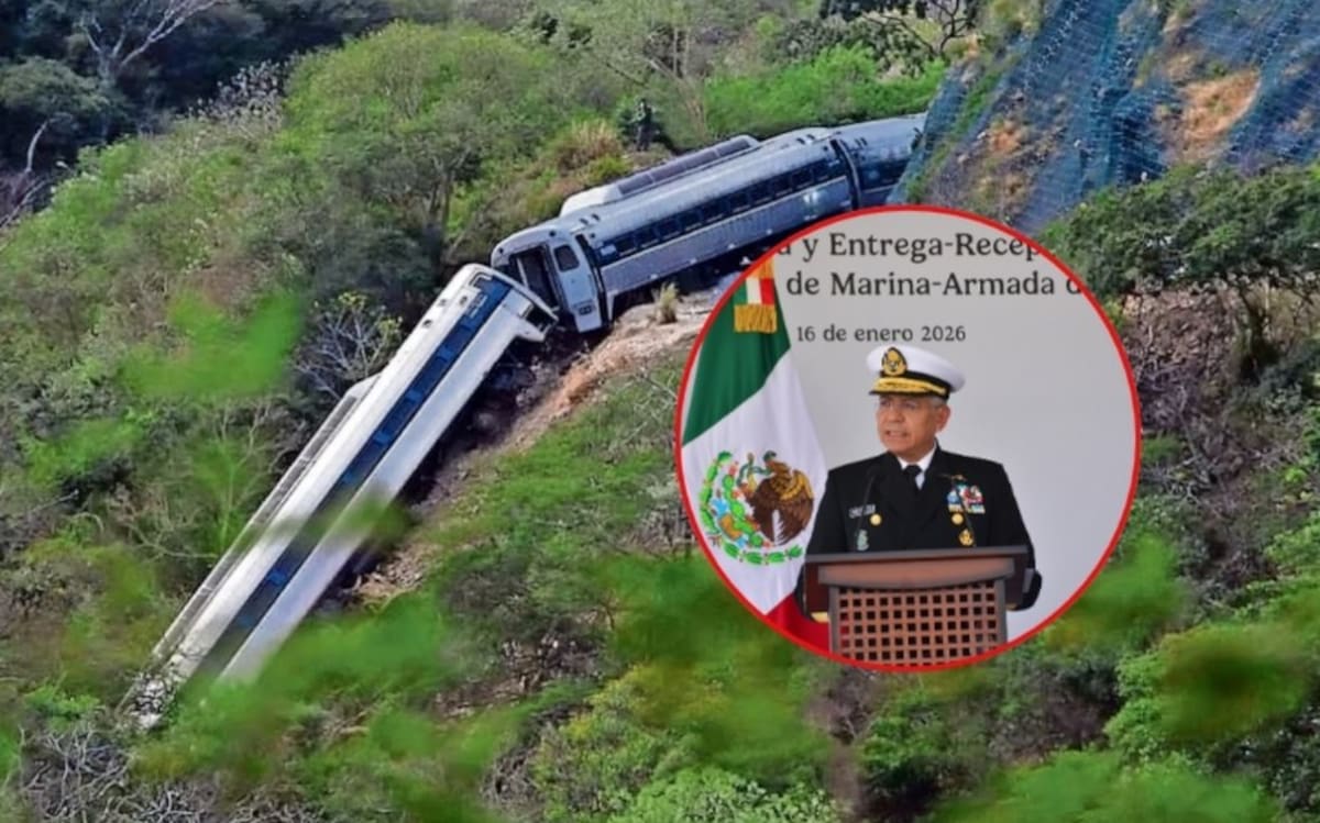 Línea Z del Tren Interoceánico operó dos años sin informes documentados de mantenimiento, según respuesta oficial; esto se sabe del descarrilamiento y la reserva de información técnica. | Crédito: El Universal/X @AlmiranteSrio