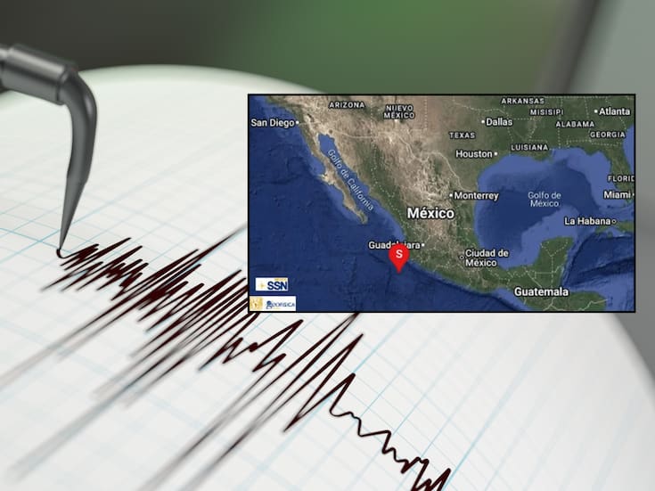 Sismo de magnitud 5.7 sacudió costas de Jalisco