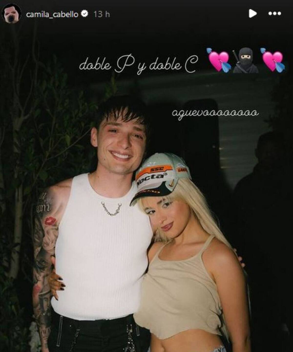 Los emojis en la publicación han desatado especulaciones sobre una posible colaboración.