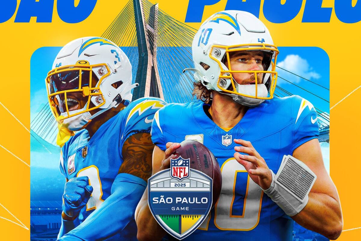 ¡La NFL vuelve a Brasil! Los Chargers jugarán en São Paulo este 2025