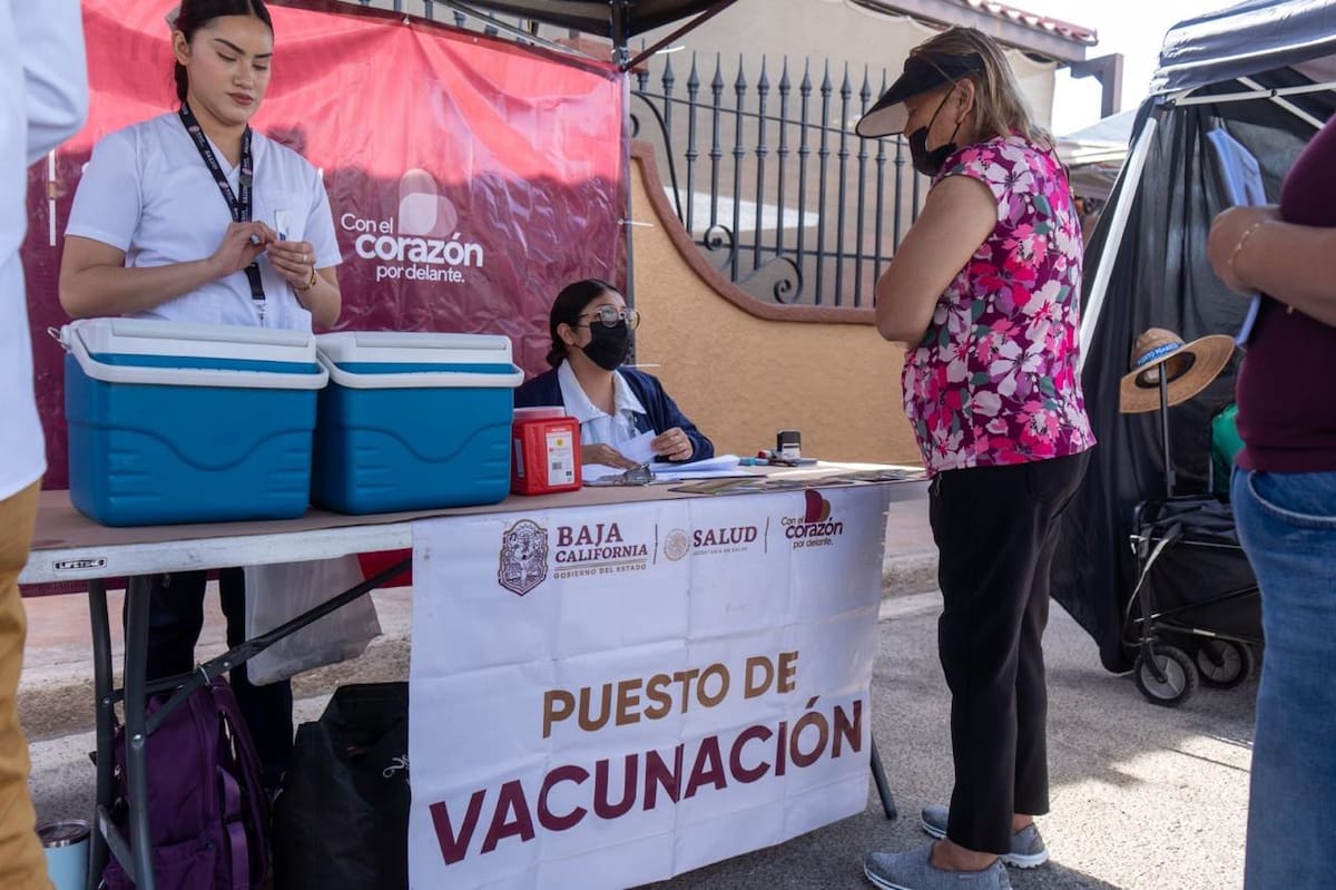 La Secretaría de Salud de Baja California exhortó a la población a completar sus esquemas de vacunación antes del 31 de mayo, como parte de la Semana Nacional de Vacunación.│Foto: Cortesía