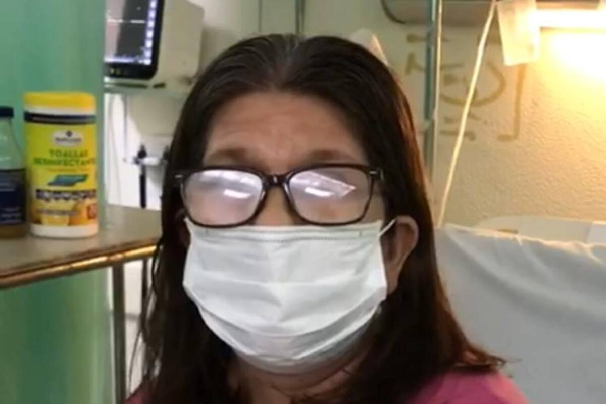 Coronavirus en Sonora: Ana María, de 59 años, gana la batalla contra el COVID-19 y es dada de alta