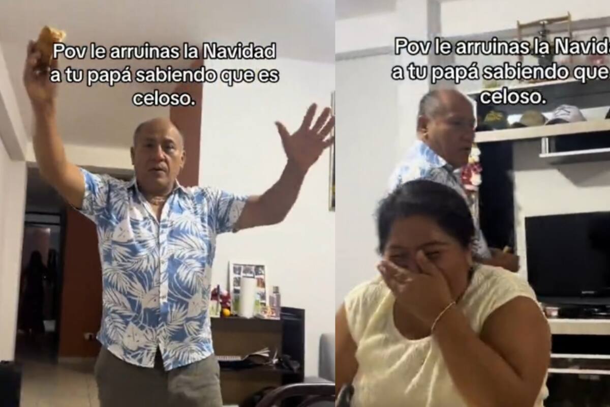 “Dile feliz Navidad a mi enamorado”: joven graba la divertida reacción de su padre al decirle que tiene novio
