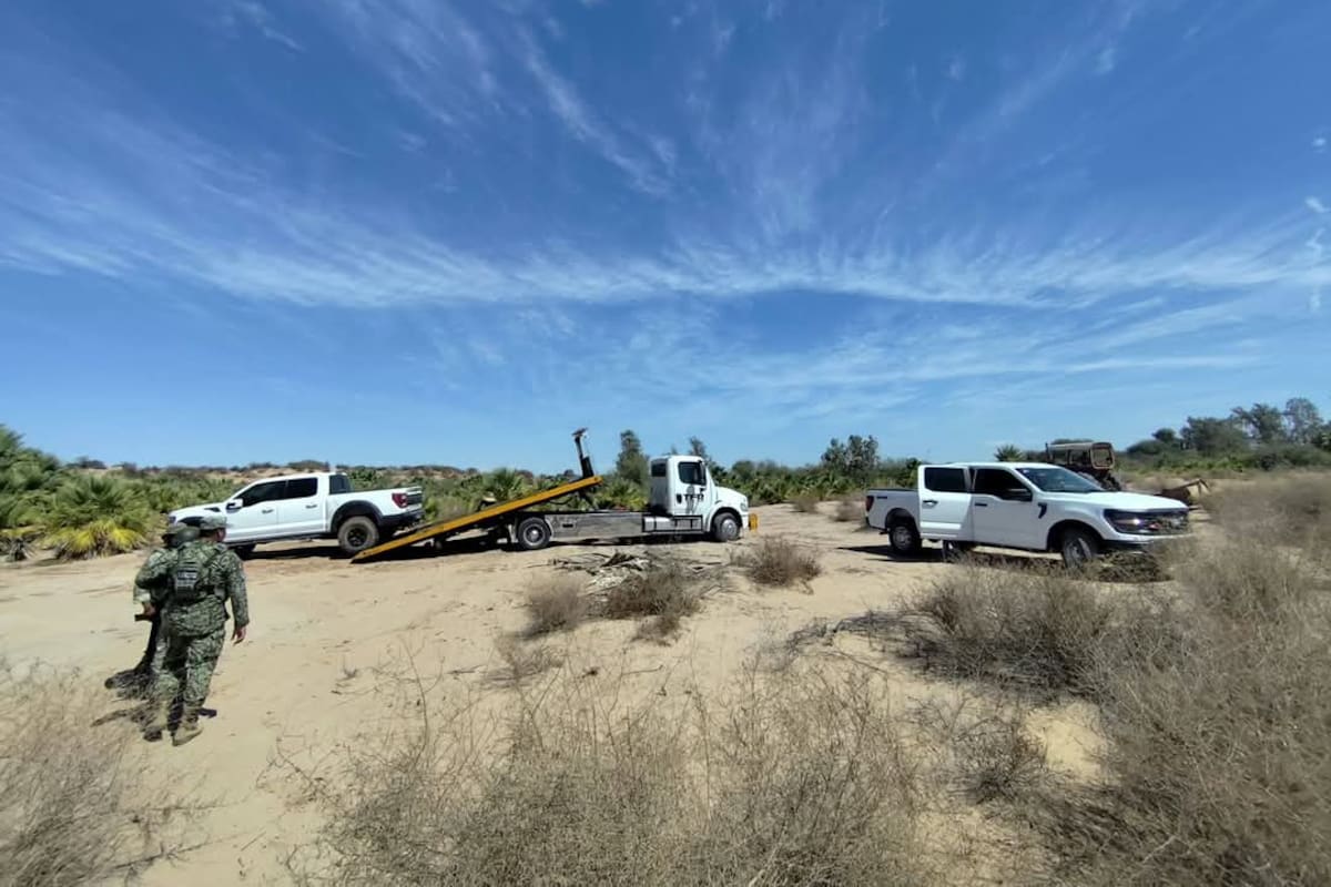 Localizan Ford Raptor abandonada en zona agreste del Valle de Mexicali