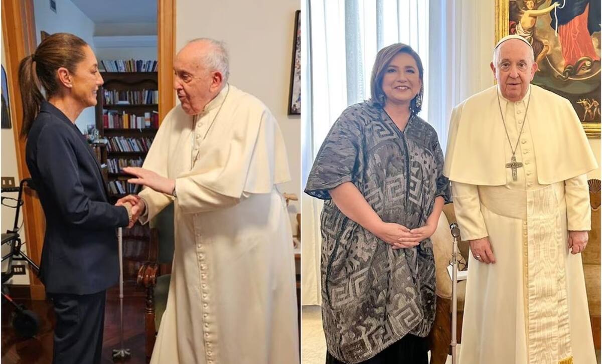 Viajes al Vaticano de Sheinbaum y Xóchitl deben ser fiscalizados: INE. // Foto: Especial/El Universal