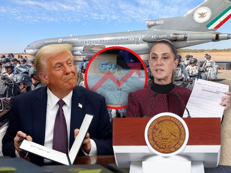 Sheinbaum “busca dar resultados” a Trump y se ‘dispararon’ un 62% los aseguramientos de fentanilo en México a manos de Defensa: especialistas advierten que EEUU no está construyendo el muro debido a que ya se están viendo cambios ante el temor de la presidenta por una “posible intervención terrestre”
