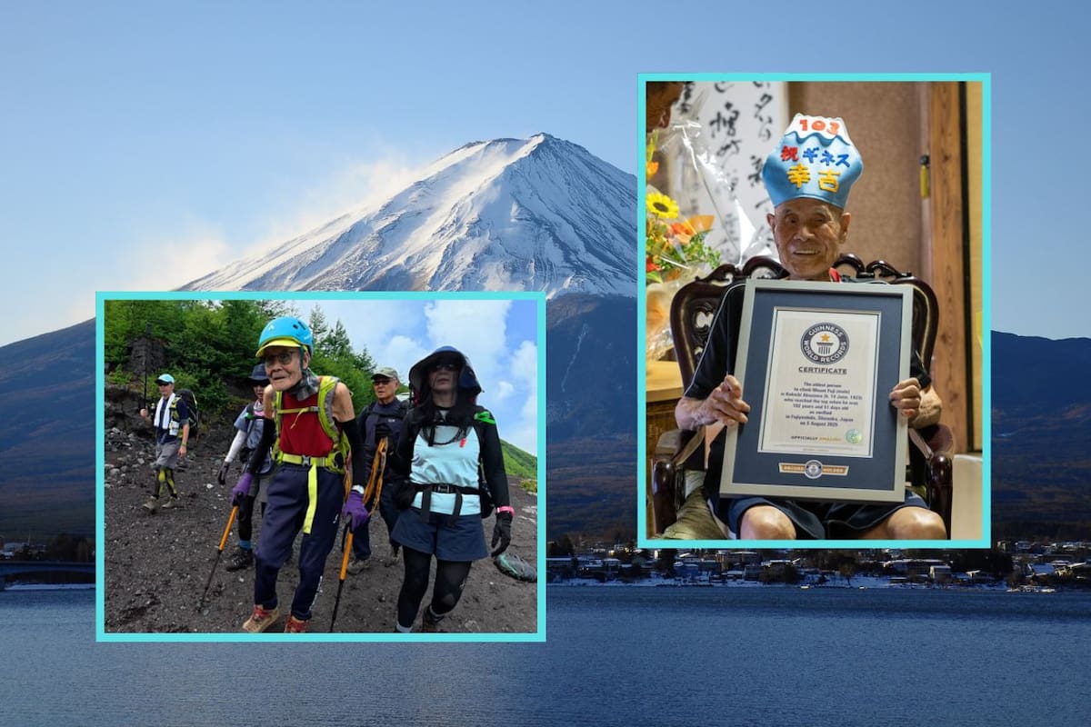 Kokichi Akuzawa: El escalador de 102 años que hizo historia en el Monte Fuji