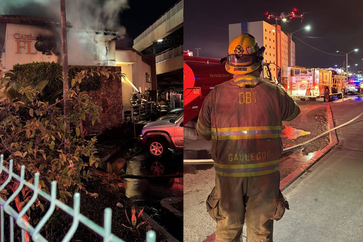 Registran incendio por mina de gas en Café de la Flor
