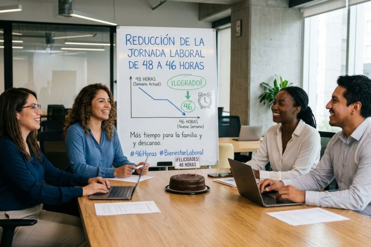 De 48 a 46 horas: Así será el inicio de la reducción de la jornada laboral a partir de enero de 2027