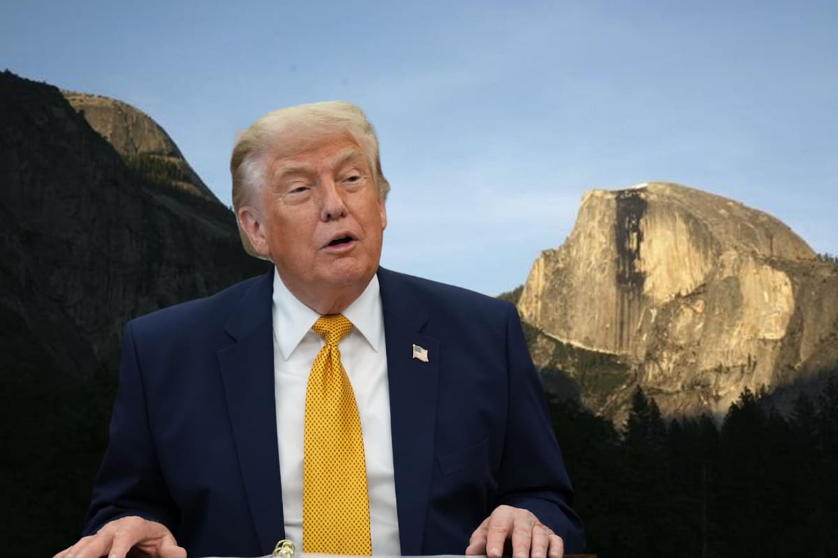 Trump analiza ceder una franja de unos 400 metros del Parque Nacional Yosemite a una empresa inmobiliaria que busca construir una carretera para conectar su propiedad privada con una vía dentro del área protegida