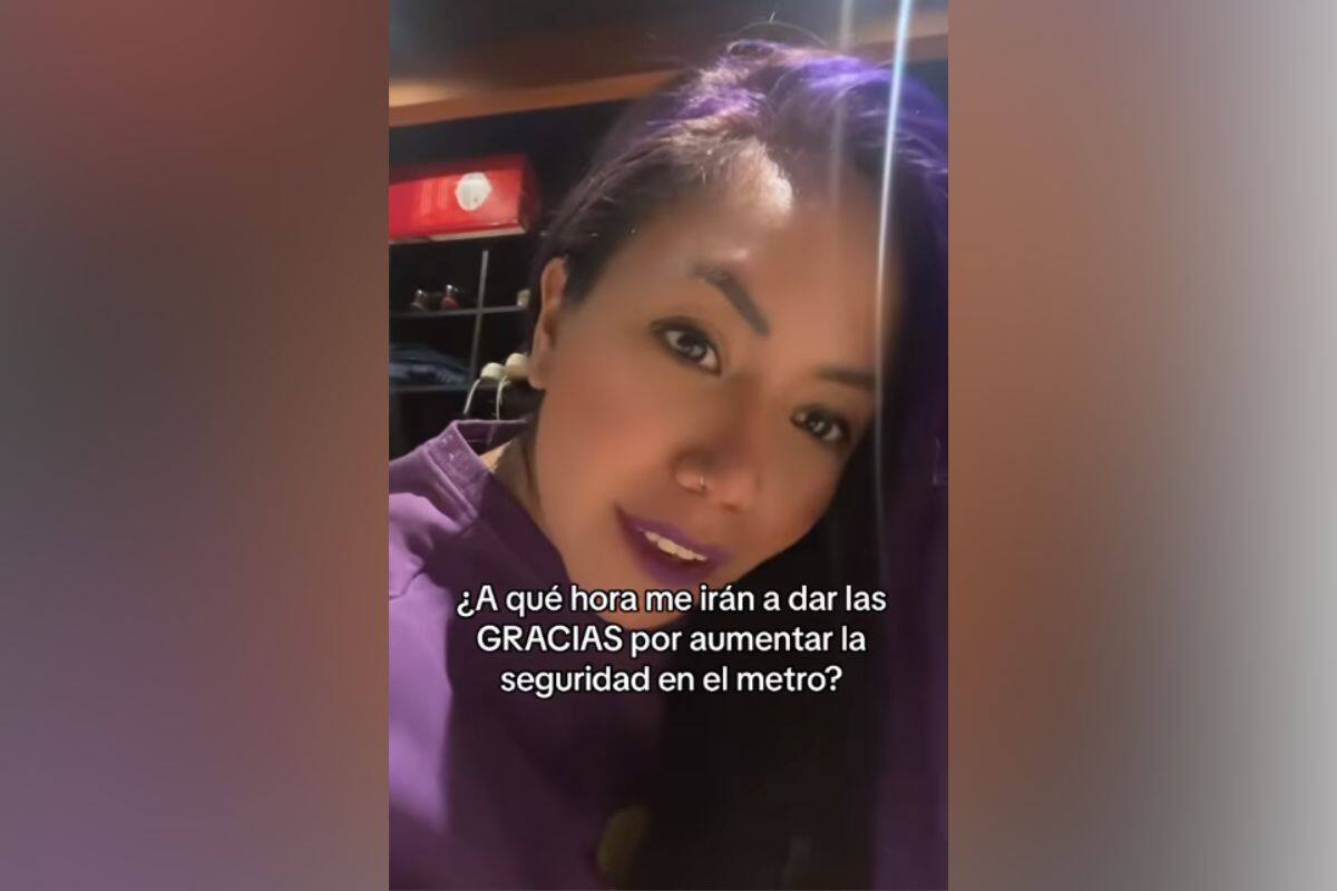 Luna Bella pide le agradezcan por aumentar la seguridad en el metro con tan solo ‘’un chorrito’'