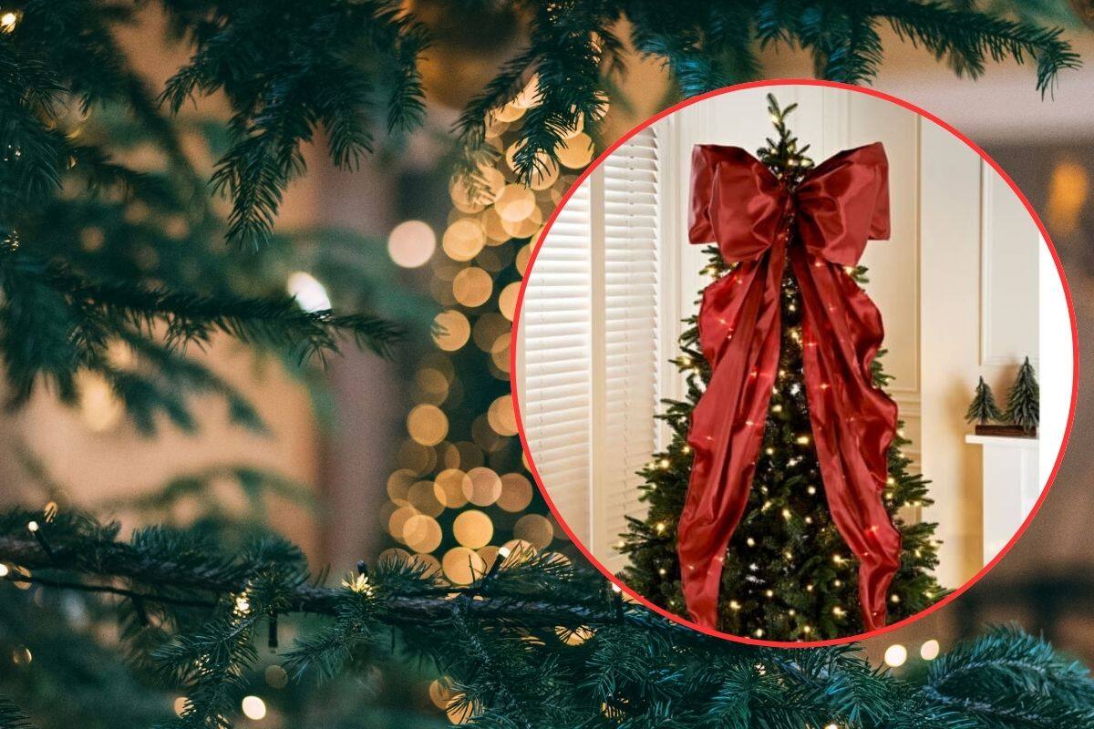 Tendencias para Navidad 2025: cambia la clásica estrella por un moño gigante en la punta del árbol
