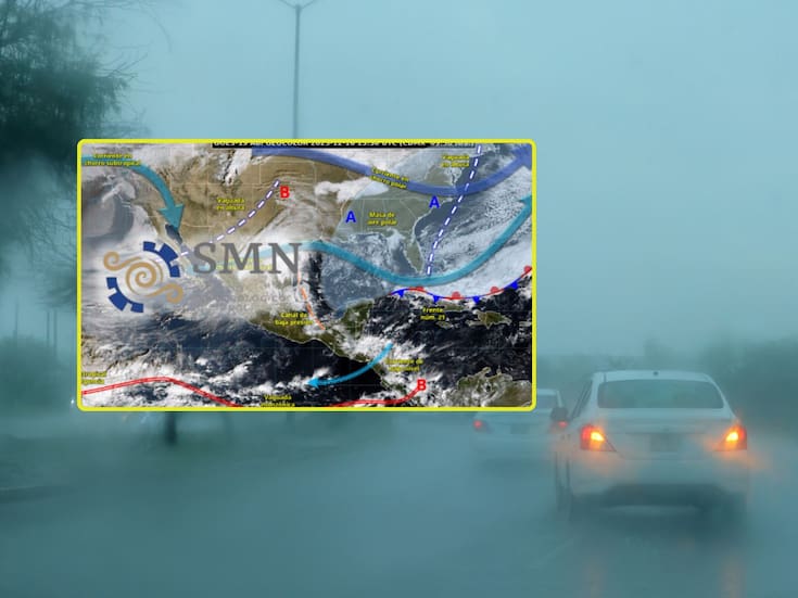 Frente frío ‘congelará’ estas ciudades jueves y viernes; habrá lluvias y vientos intensos de hasta 80 km/h en algunas partes