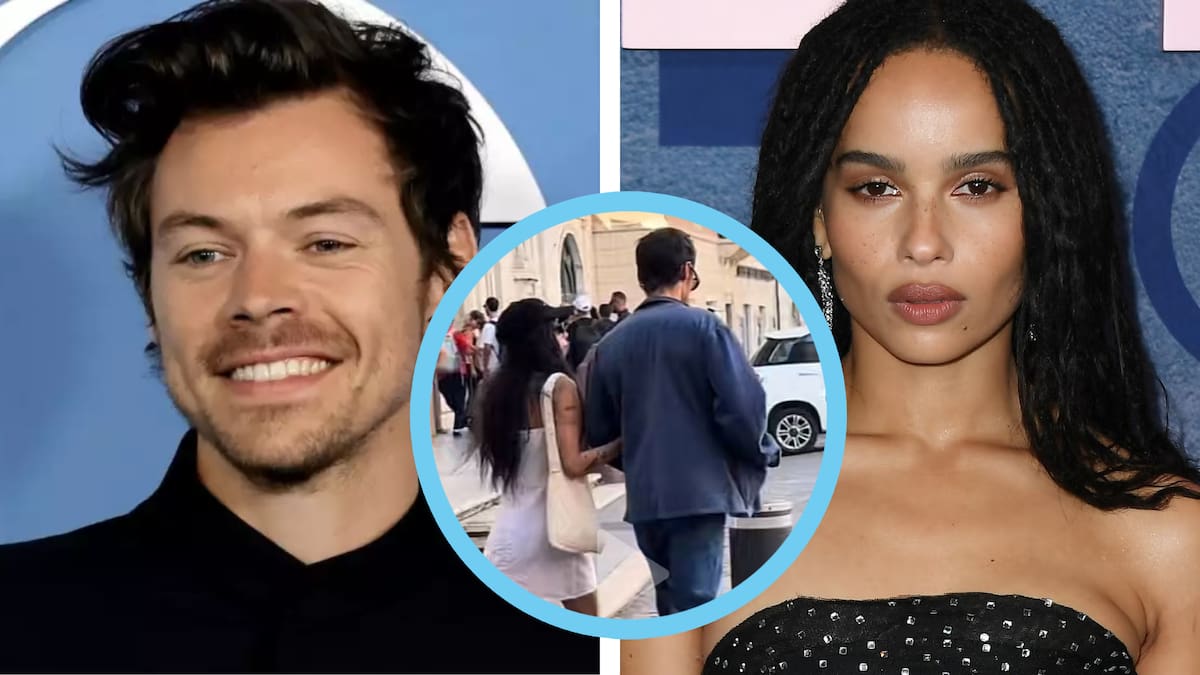 Harry Styles y Zoë Kravitz caminan juntos en Roma, despertando rumores de amor entre fans / Foto: Especial