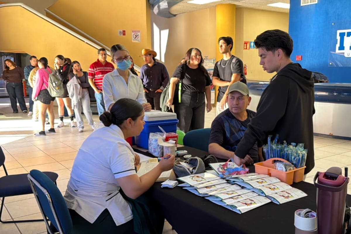 Aplican vacuna contra el sarampión a alumnos del Itson