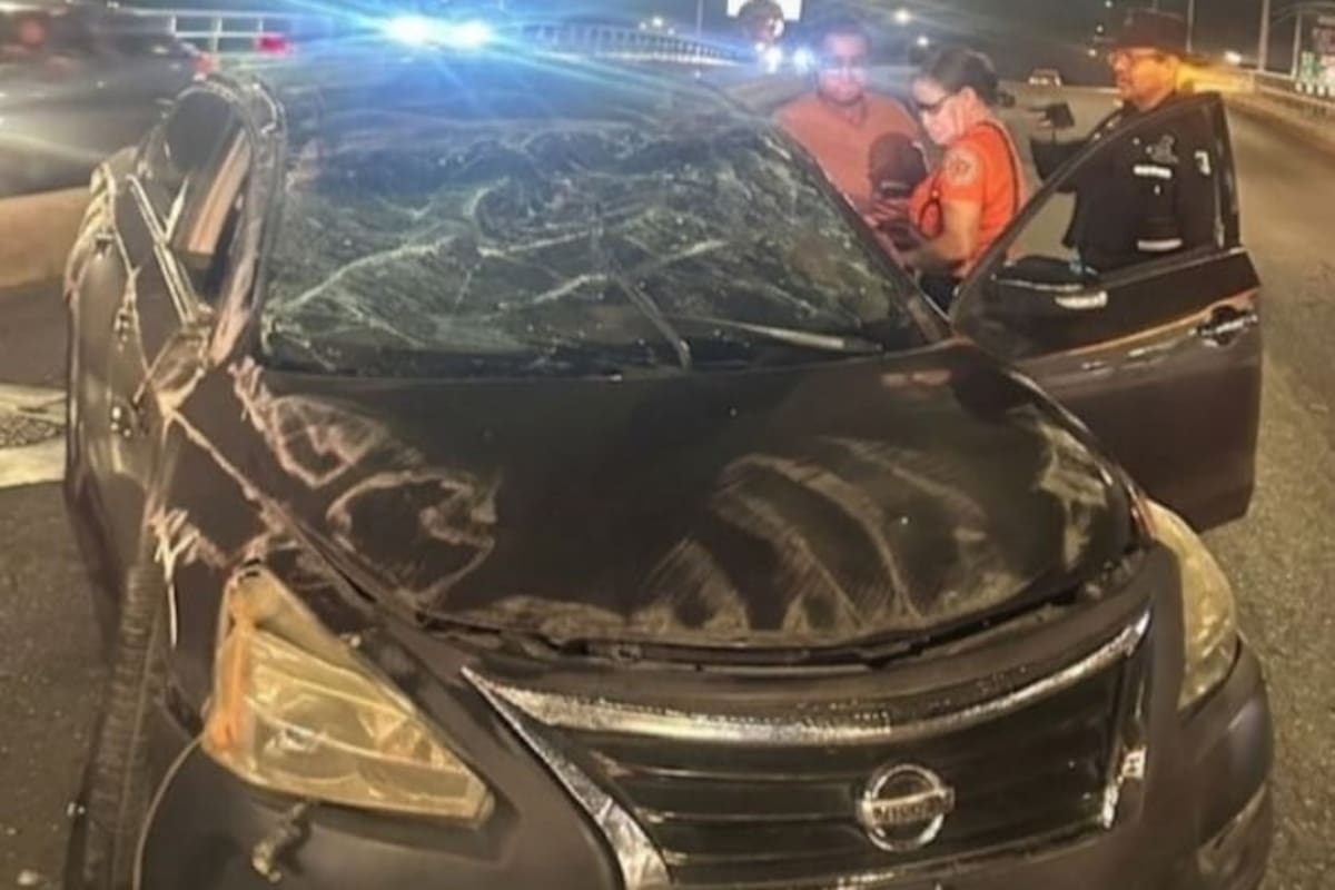 Adulto mayor pierde el control de su carro y vuelca en el puente “Pando”