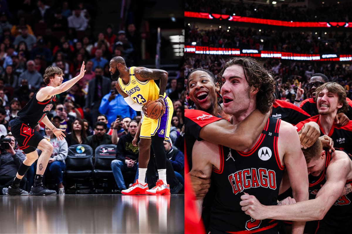 ¡Un triple desde media cancha! Los Lakers vuelven a caer con los Bulls