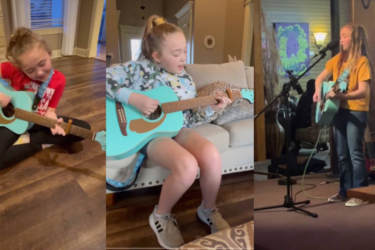 Ellie, cantante de 10 años, se viraliza en TikTok: la apodan la “nueva Taylor Swift”