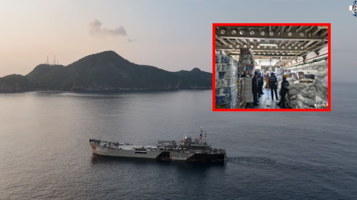 Zarpa buque con más de 100 toneladas de ayuda para Veracruz: solidaridad navega desde Baja California Sur