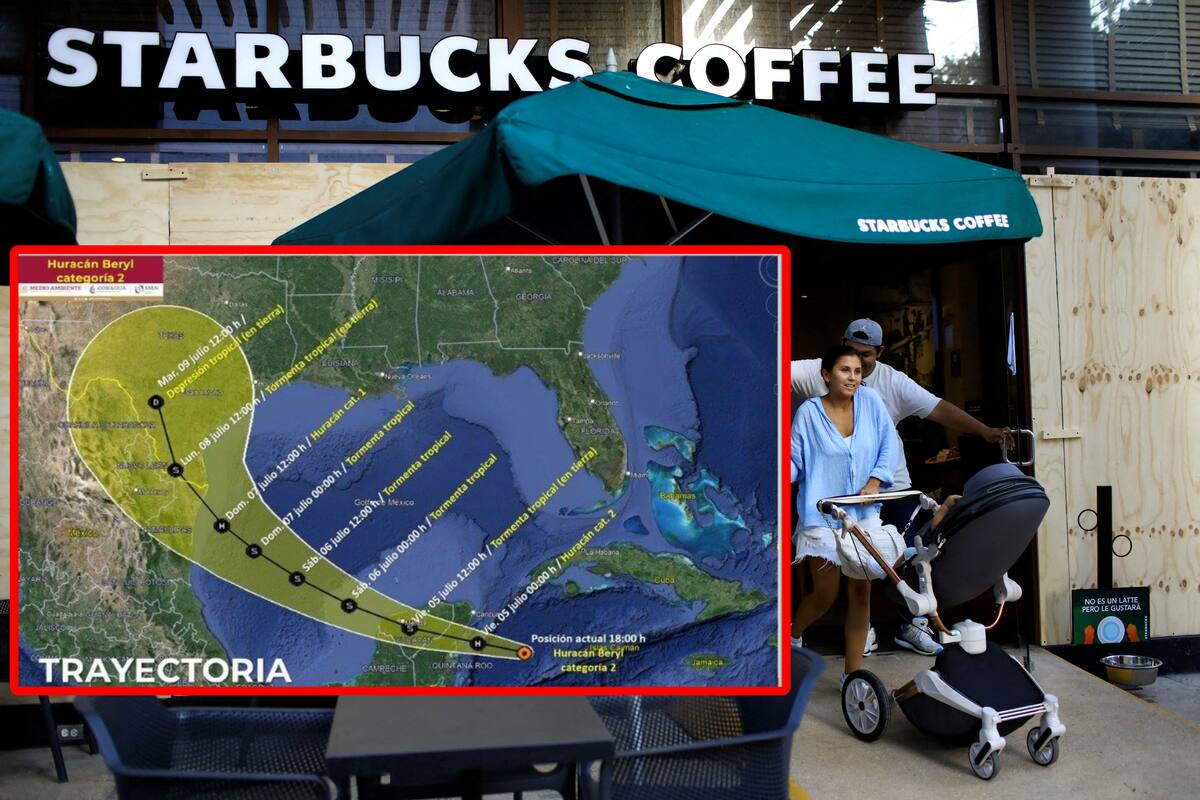 Huracán Beryl: Pronostican que impacte esta noche en México con fuertes vientos