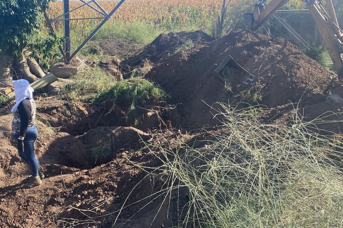 Localizan restos humanos en predio del Valle del Yaqui; Buscan apoyo para continuar búsqueda en el sitio