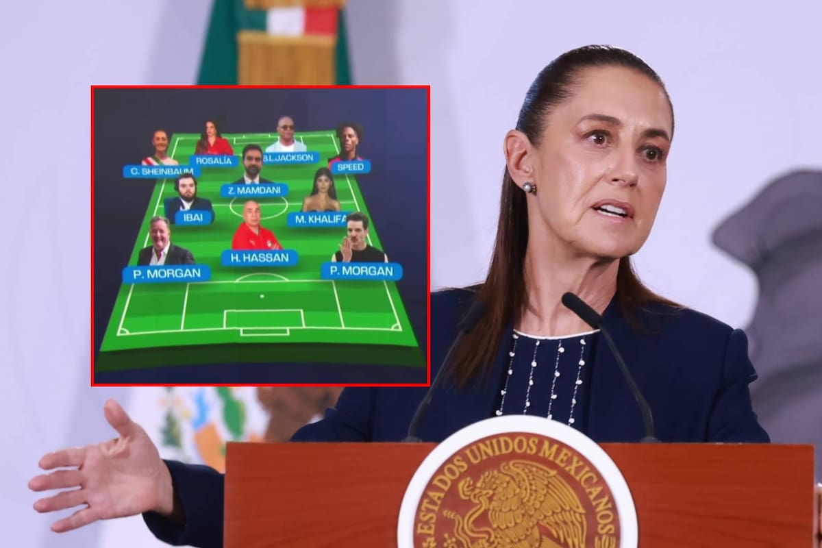 Claudia Sheinbaum fue incluida en el “once titular” de la “argentinofobia” junto a IShowSpeed e Ibai por programa de televisión argentino
