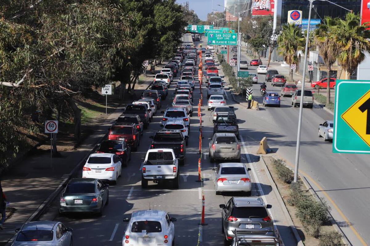 Así el cruce a Estados Unidos el último día del 2021