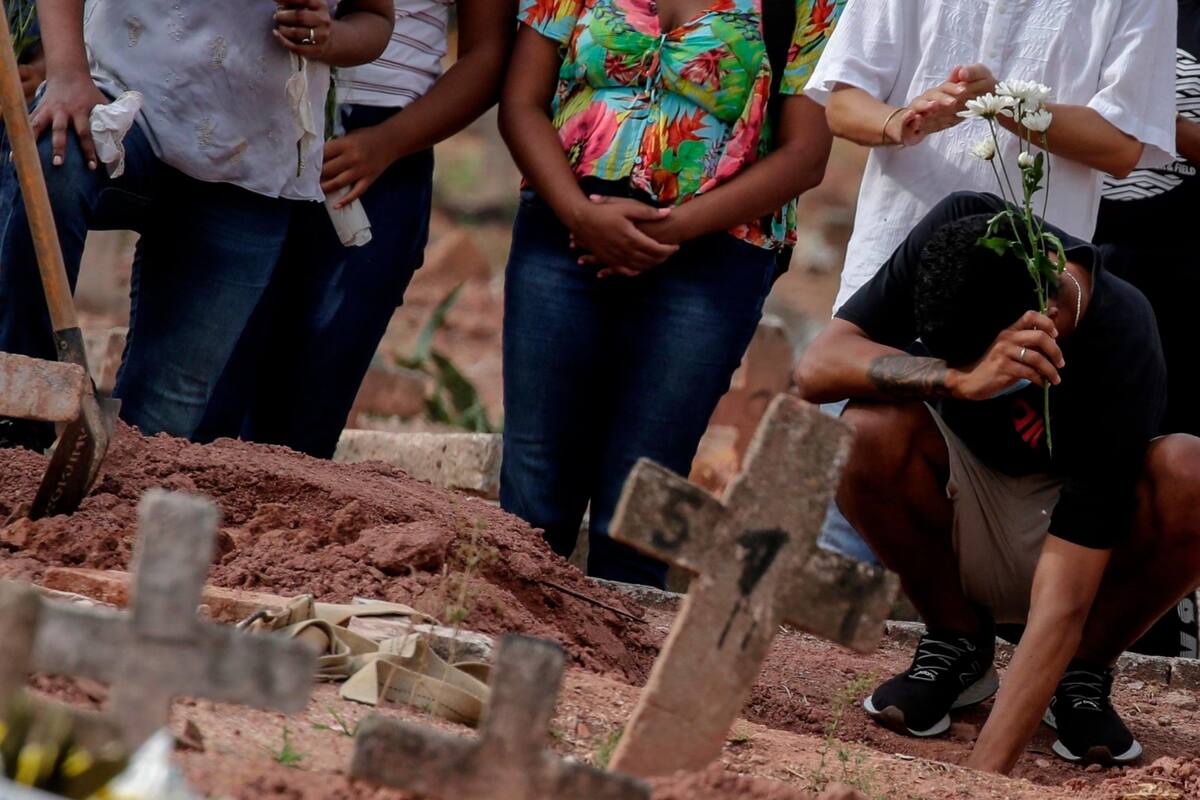 Vuelve Brasil a superar su máximo de muertes diarias por Covid