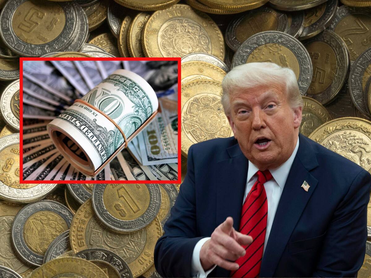 Dólar va a la baja frente al peso mexicano: ¿En cuánto se cotiza el dólar en los principales bancos de México? | Crédito: EFE/Canva