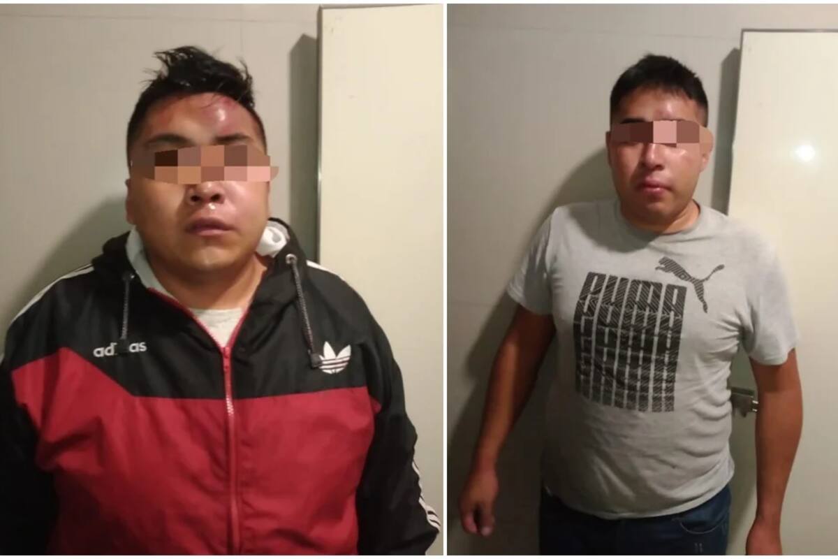 Ladrones piden a policías que los suban rápido a patrulla para evitar furia de afectados