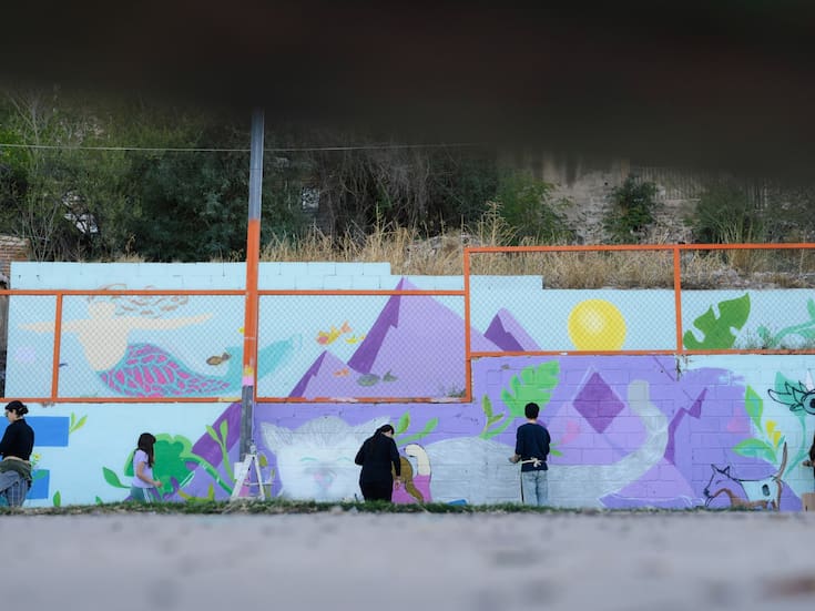 Proyecto “El color da vida” transforma el parque La Matanza con mural inspirado en fauna y tradiciones
