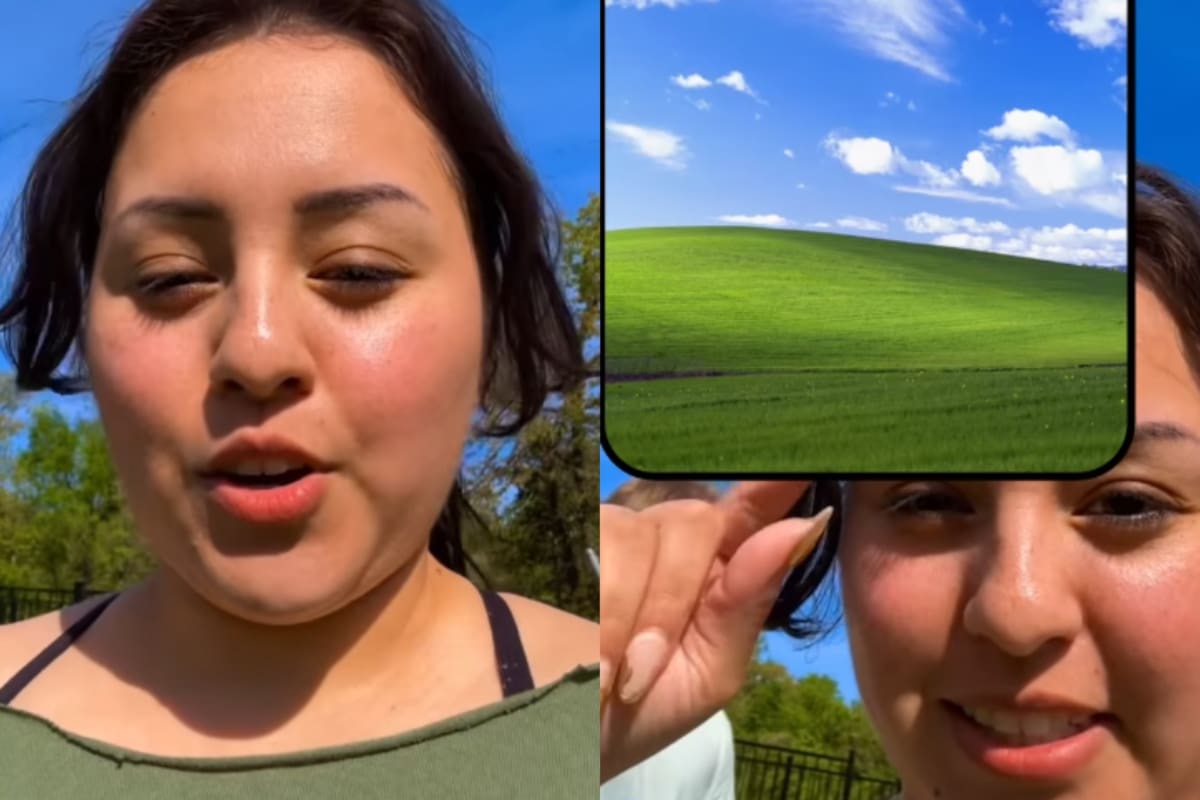 “Es tan perfecto que me da miedo” Mujer muestra un lugar que parece sacado del icónico wallpaper predeterminado de Windows y se vuelve viral