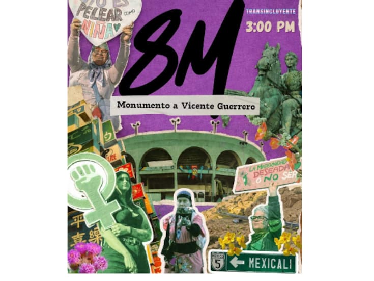 8M en Mexicali: contingentes y recomendaciones para la movilización