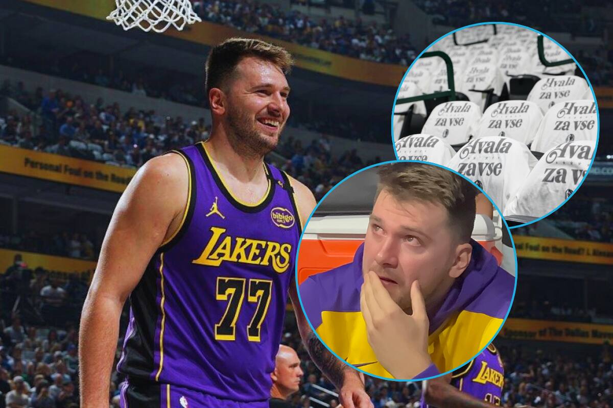 Así fue la reacción de Luka Doncic tras el homenaje de los Mavericks en su vuelta a Dallas