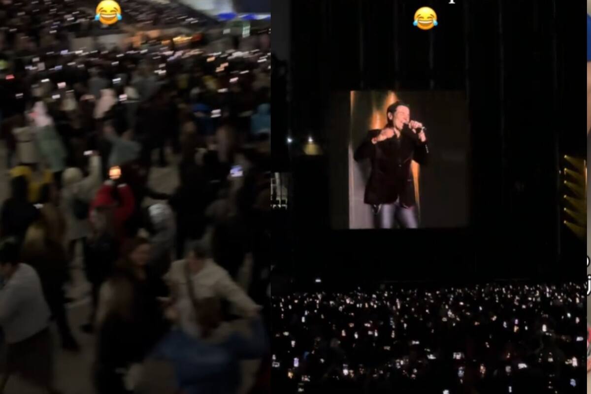 Personas se ponen a bailar “Tiempo de Vals” durante el concierto de Chayanne