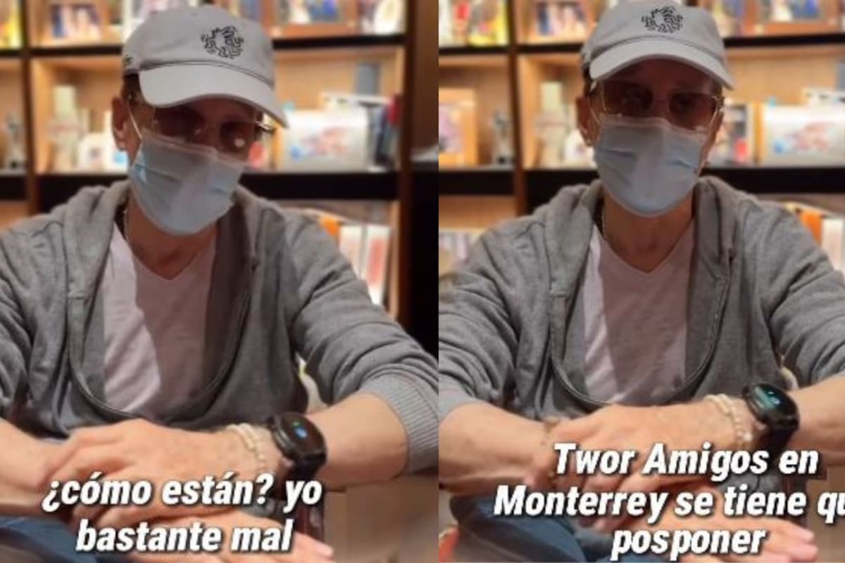Emmanuel preocupa a sus seguidores al revelar que tiene influenza, pospone concierto en Monterrey