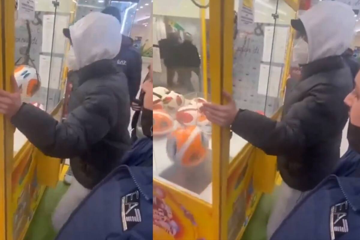 VIDEO: hombre emplea ingeniosa técnica para ganarle a la máquina de garra